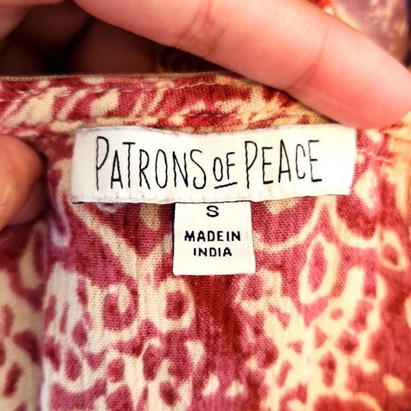 Patrons of Peace Paisley V-Neck Tank Top - Picture 4 of 5